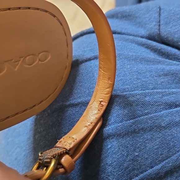 Coach Tan Leather Sandals - Picture 8 of 13